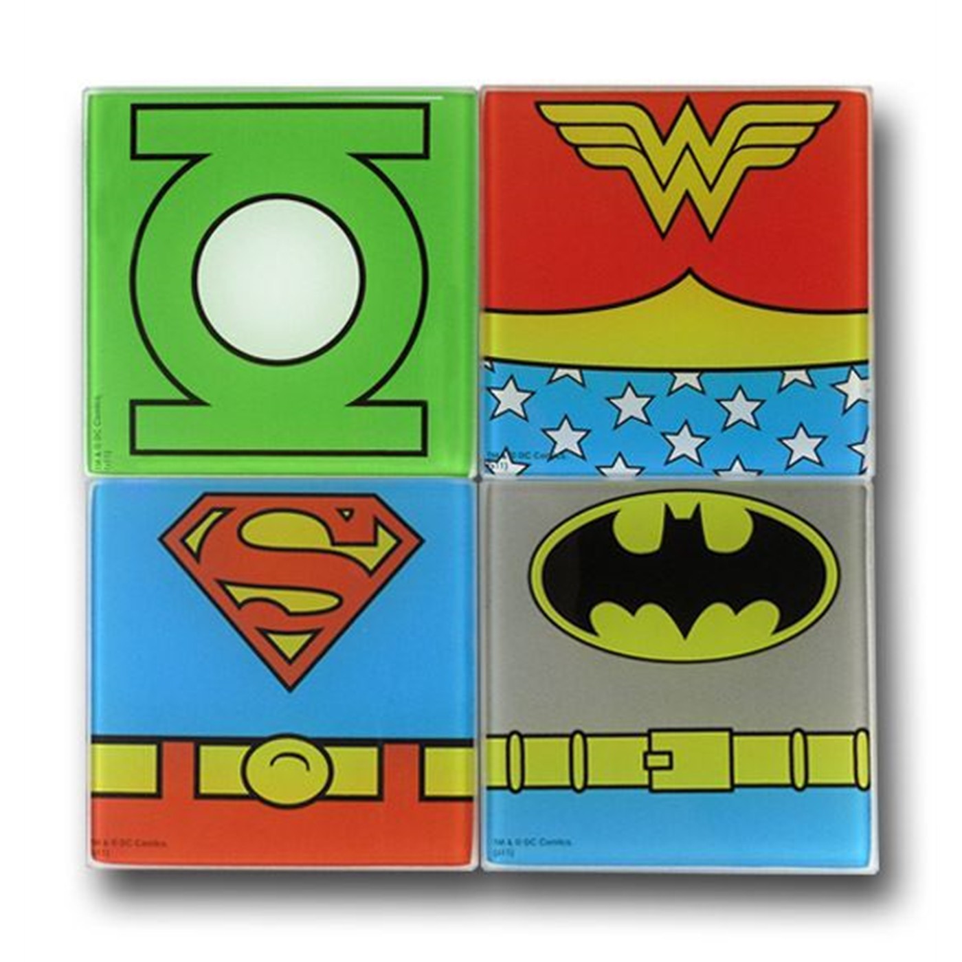 DC Heroes Costumes Coaster Set
