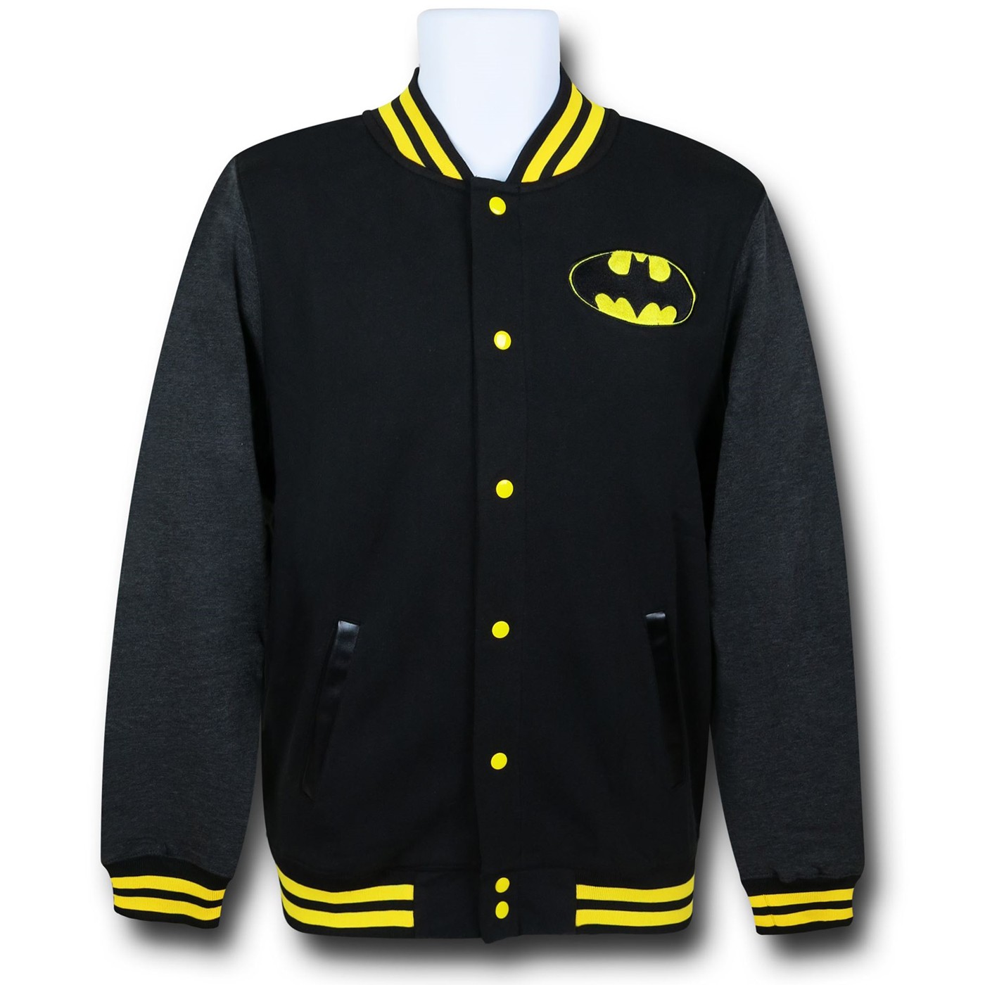 Batman Symbol Letterman Jacket