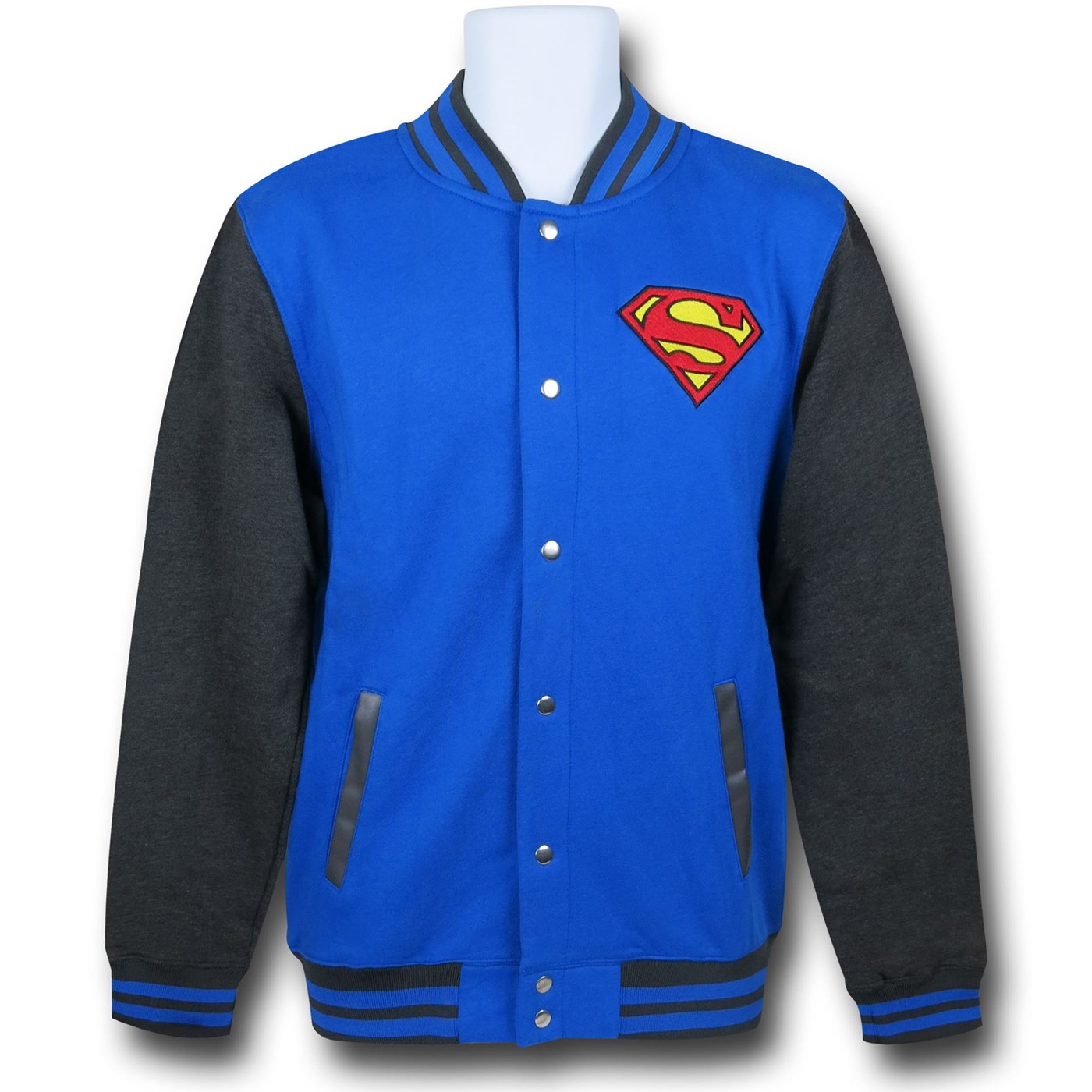 Superman Symbol Letterman Jacket
