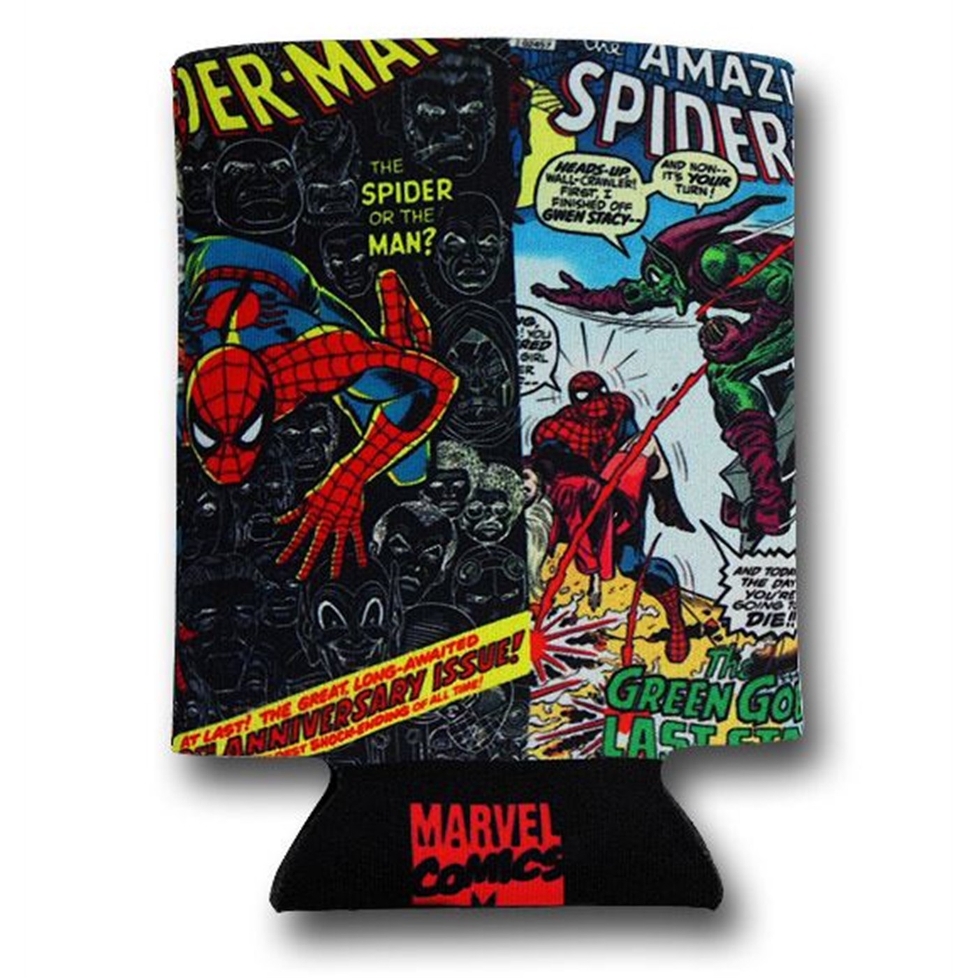 Spiderman Comic Covers Can and Bottle Cooler