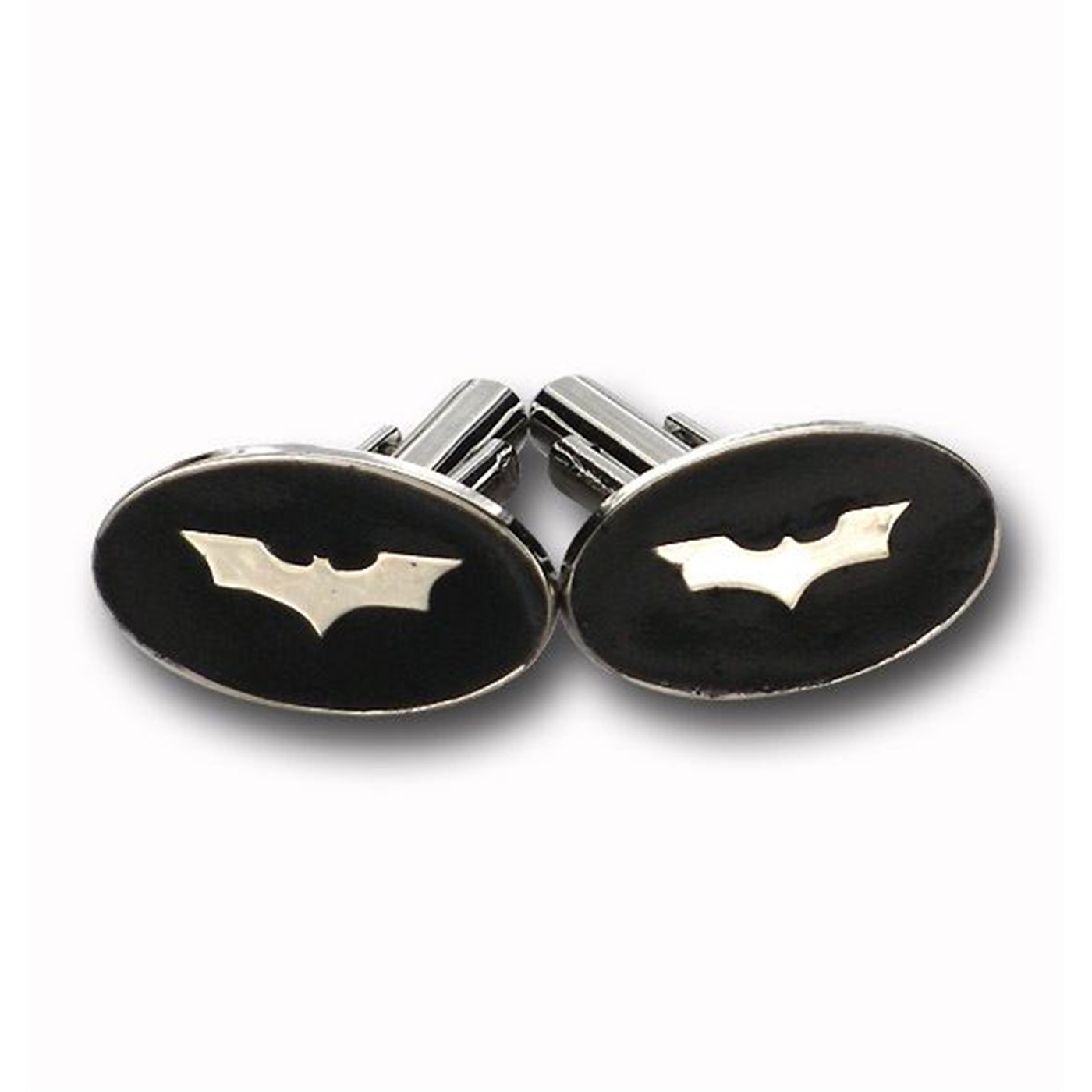 Batman Begins Oval Symbol Cuff Links
