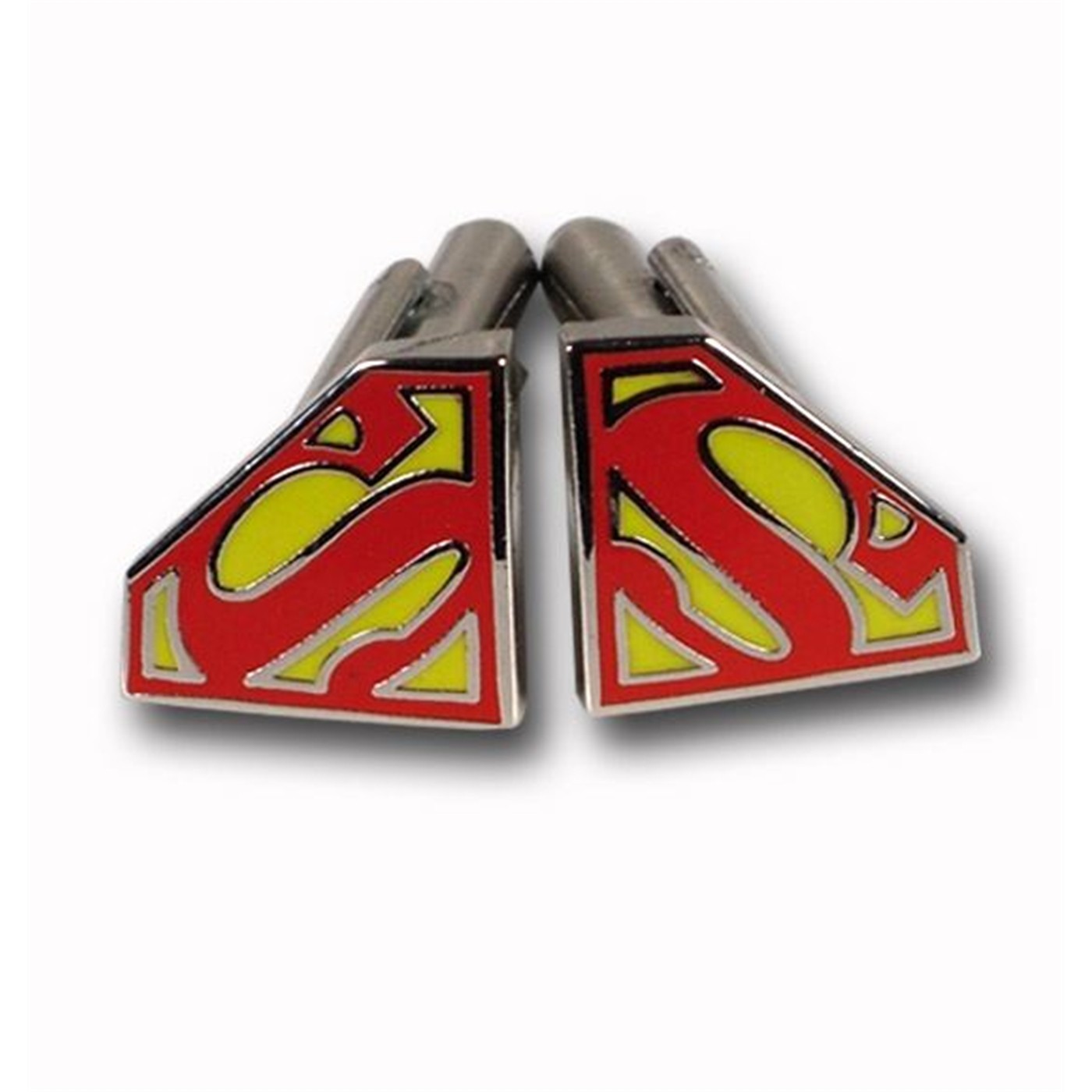 Superman Shield Symbol Cuff Links