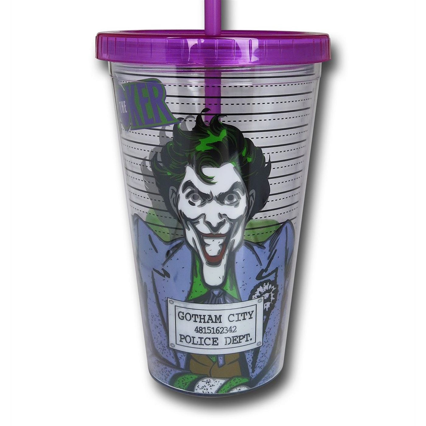 Joker 16oz Cold Cup with Reusable Ice Cubes