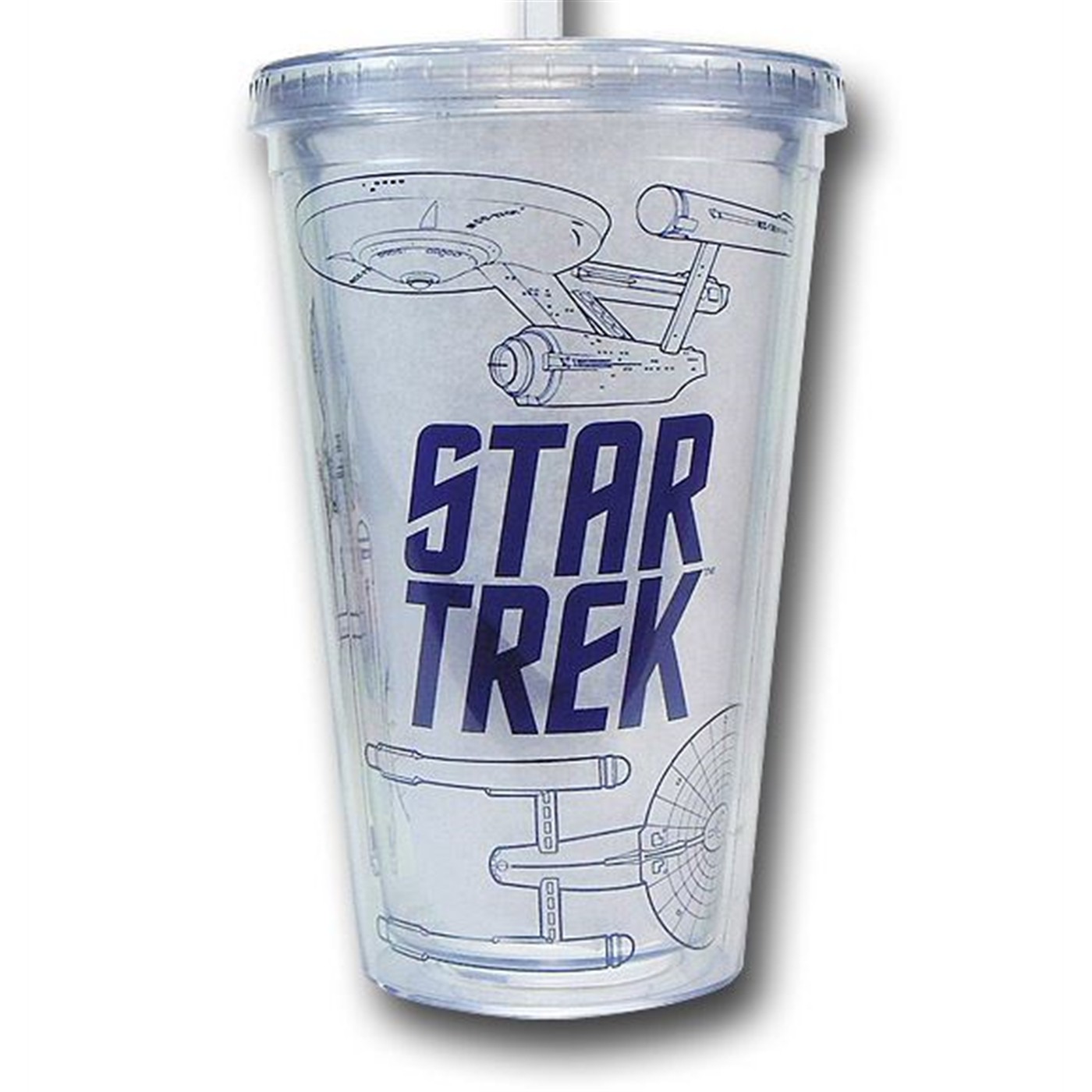 Star Trek Enterprise Double Wall 18oz Drinking Cup