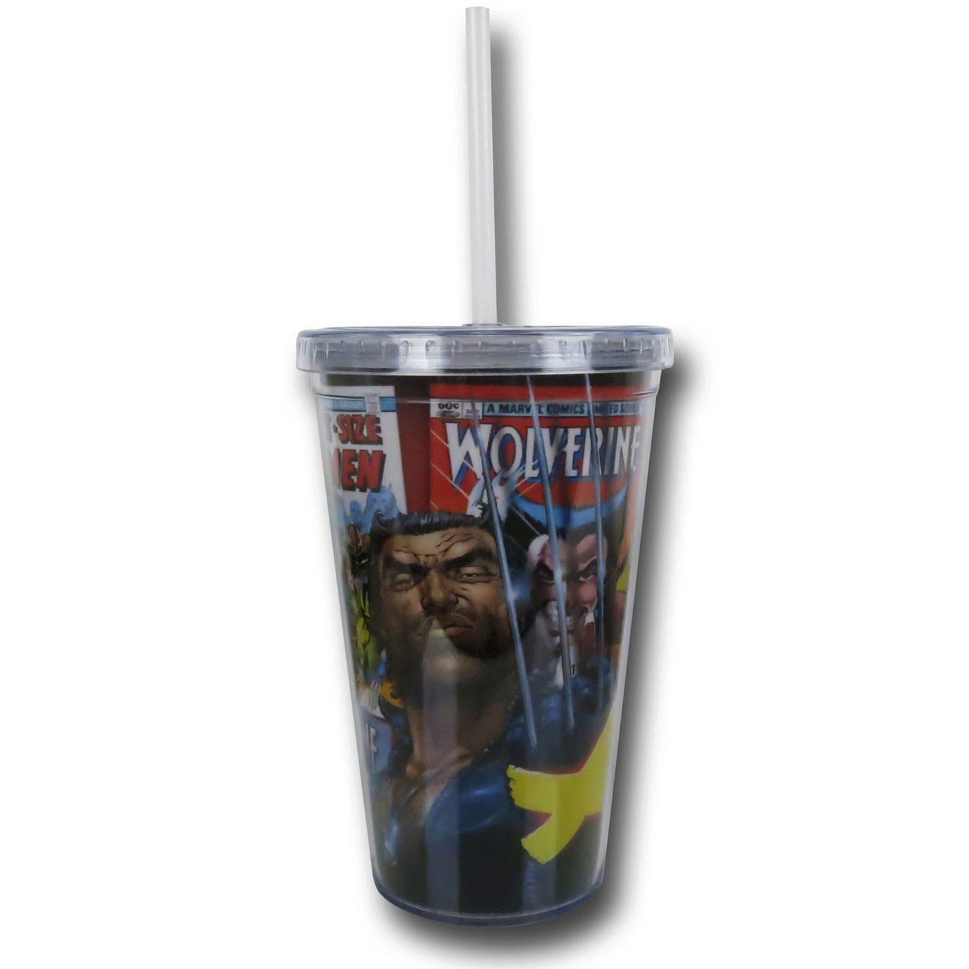 Wolverine Comic Cover 18oz Acrylic Cold Cup