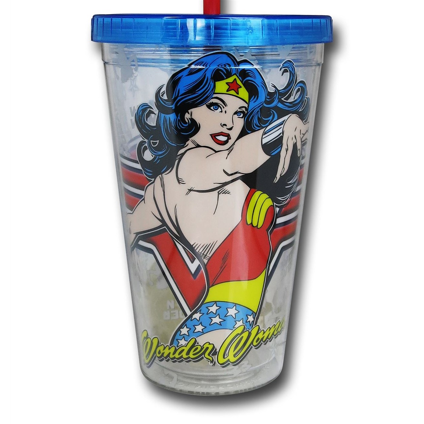 Wonder Woman 16oz Cold Cup with Reusable Ice Cubes
