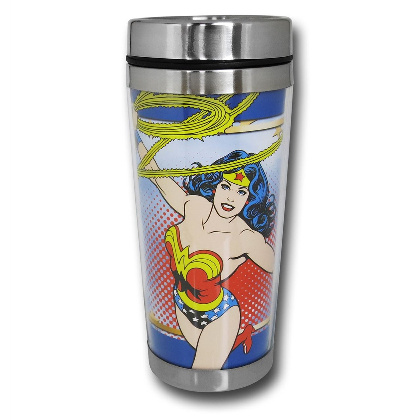 Wonder Woman Steel 16oz Travel Mug