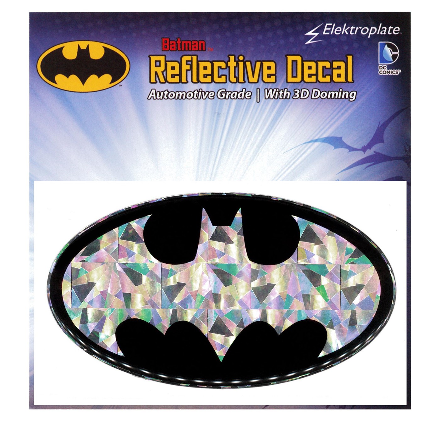 Batman Symbol Reflective Decal