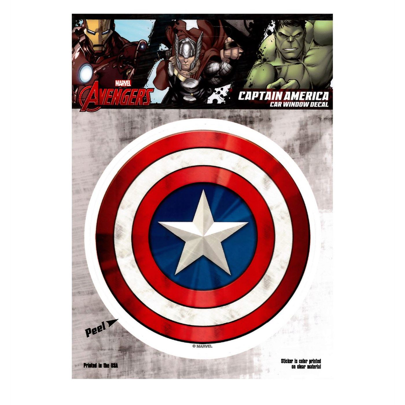 Captain America Shield Decal