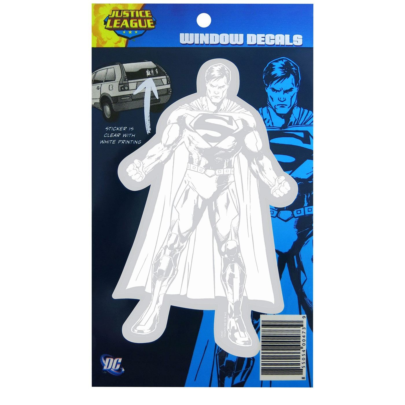 Superman New 52 Small Car Decal