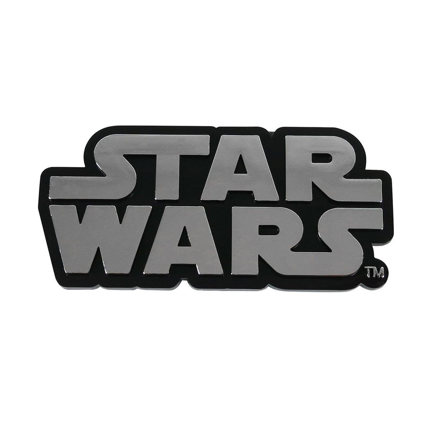 Star Wars Logo Chrome Car Emblem