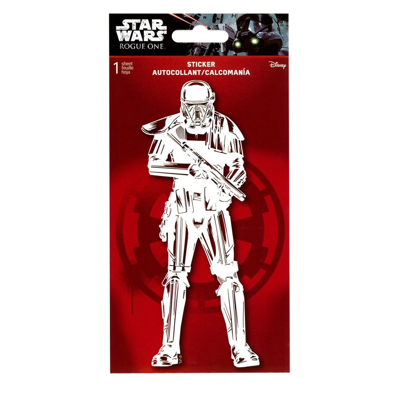 Star Wars Rogue One Death Trooper Decal
