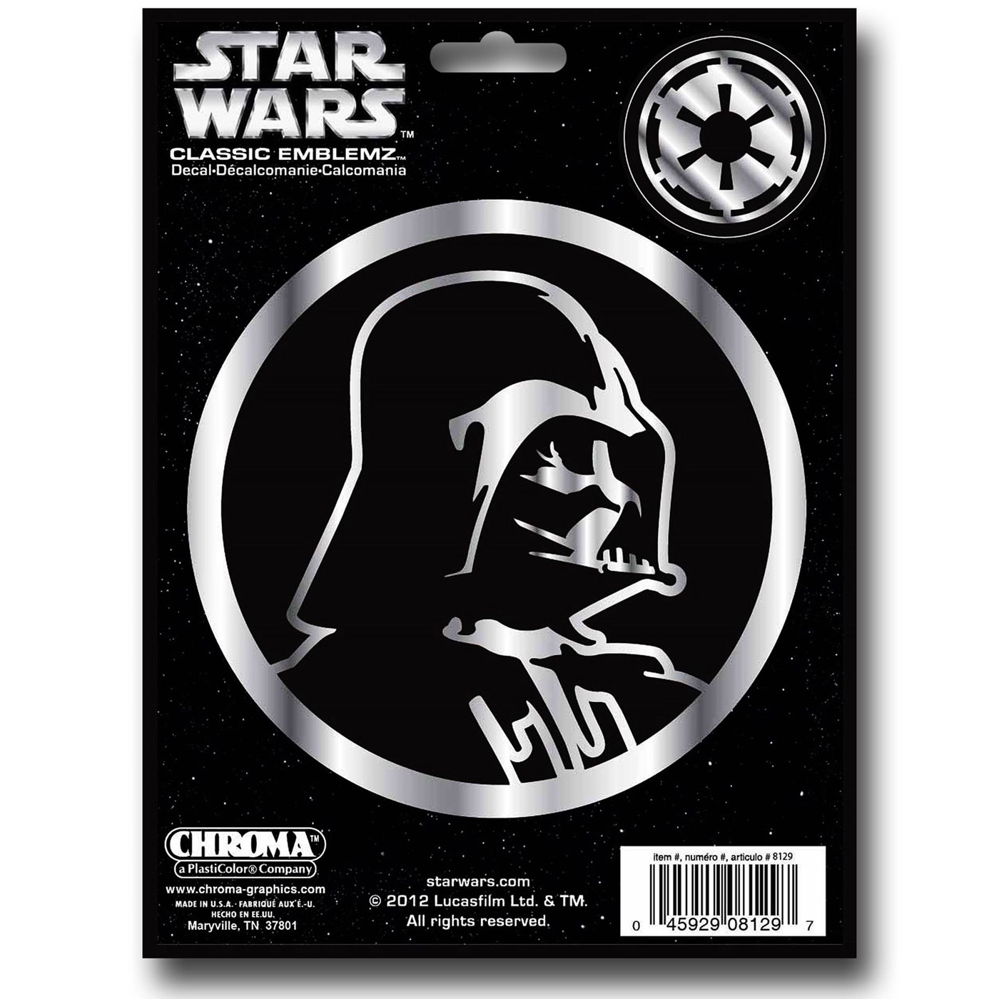Star Wars Classic Vader Decal