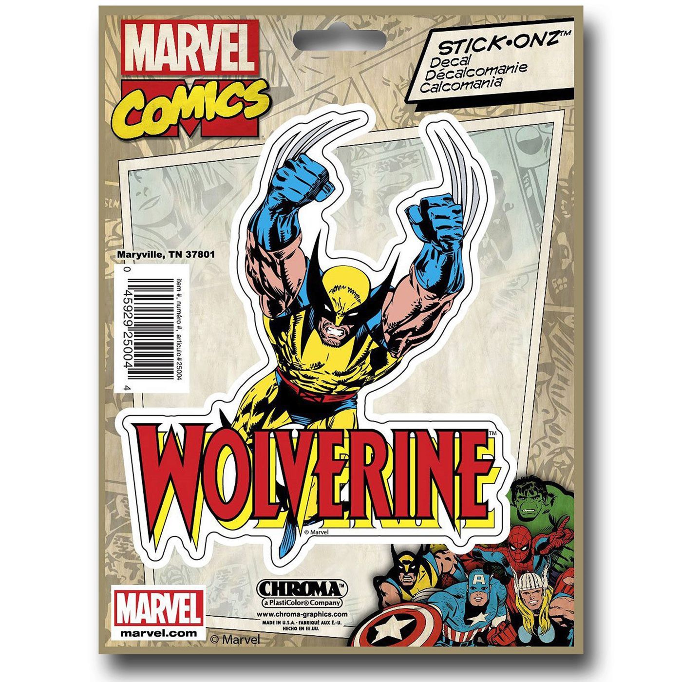 Wolverine Lunging Decal