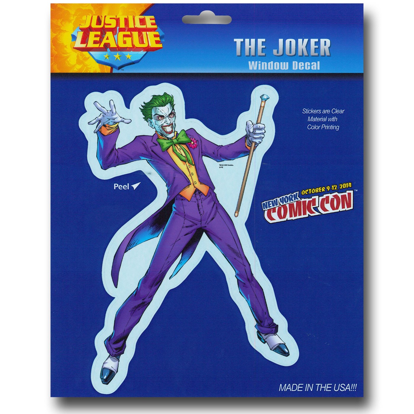 Joker Cane Window Decal