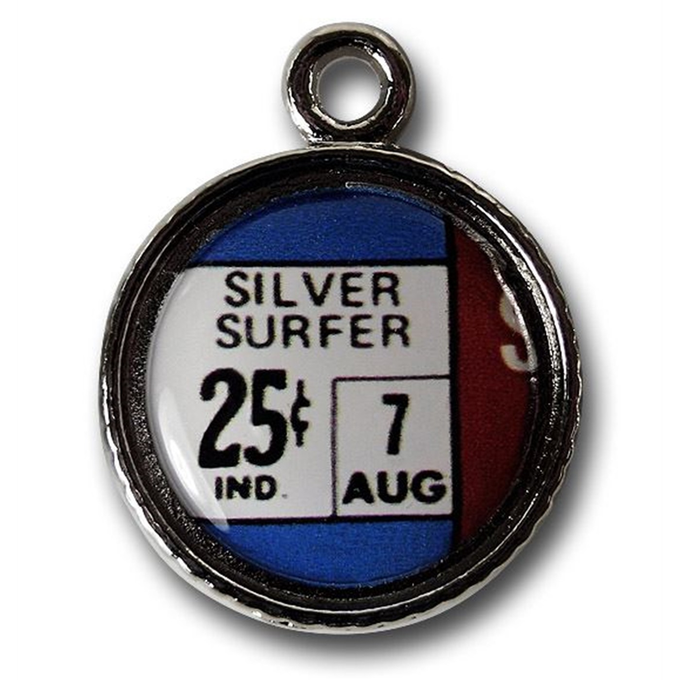 Silver Surfer #7 Dog Collar Charm