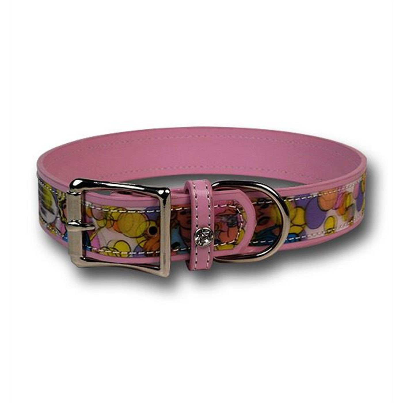 Marvel Heroines Pink Dog Collar/Leash