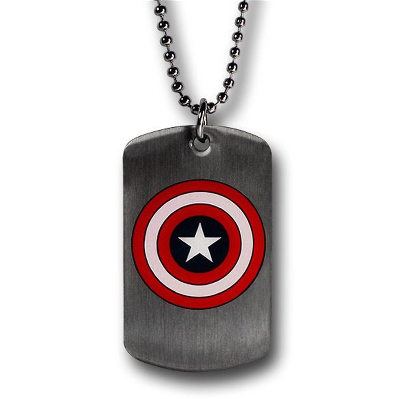 Captain America Double-Sided Dogtag