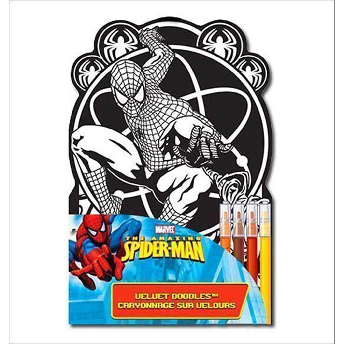 Spiderman 6 x 9 Felt Doodle Kit w/Markers