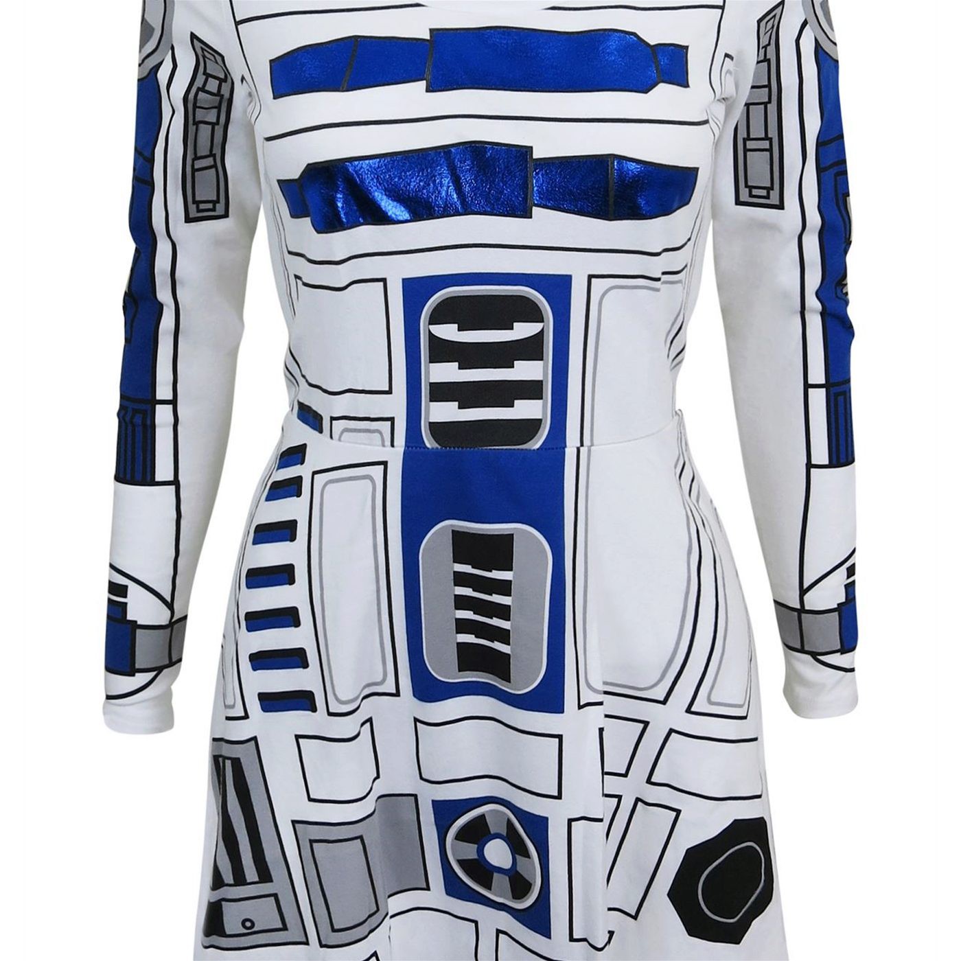 star wars r2d2 skater dress Star Wars R2 D2 Costume Skater Dress Size Small Cosplay Halloween Costume