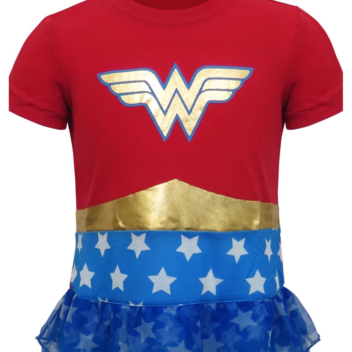 Wonder Woman Girls Tier Gown Dress