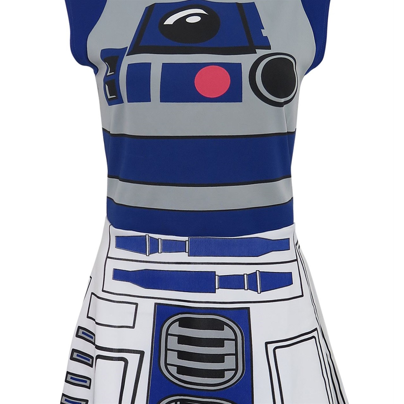 Star Wars R2-D2 Women's Meshback Skater Dress