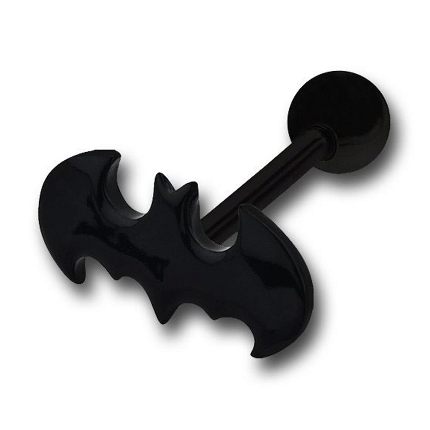Batman Black 316L Surgical Steel Cartilage Earring