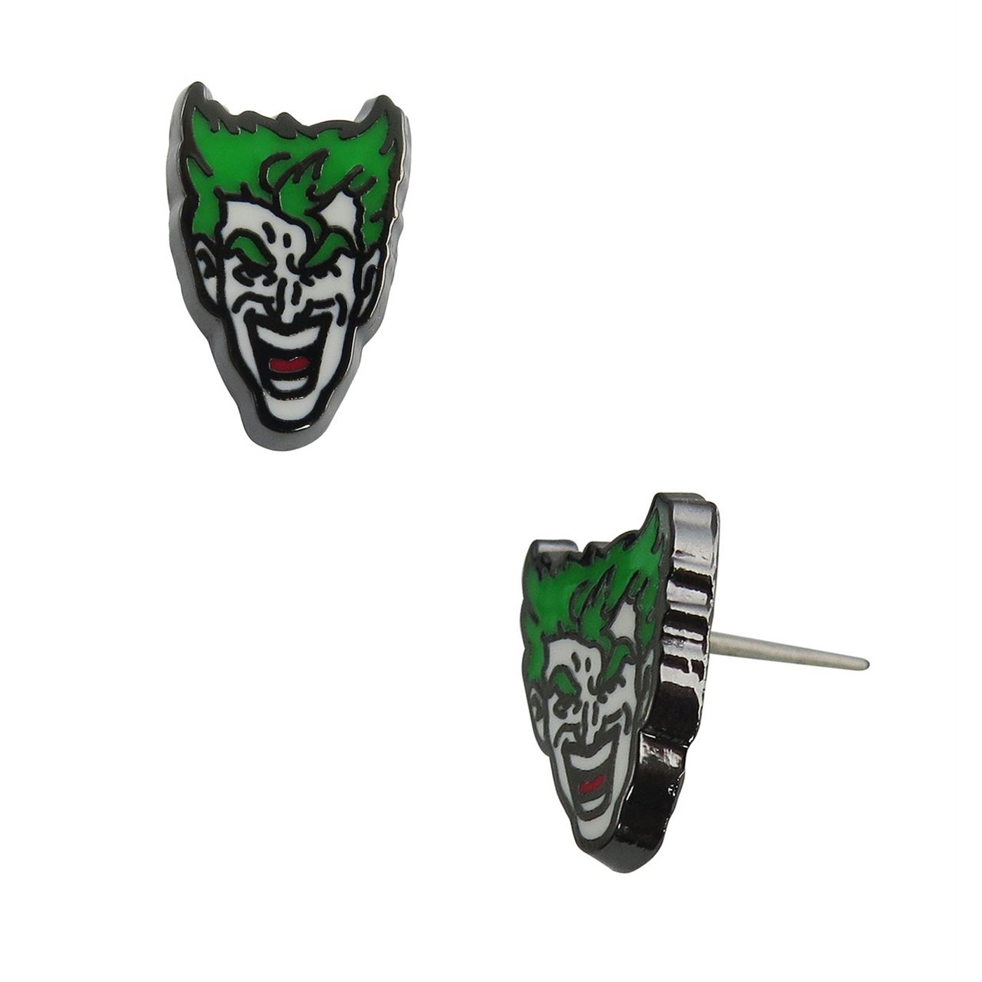 Joker Face Stud Earrings