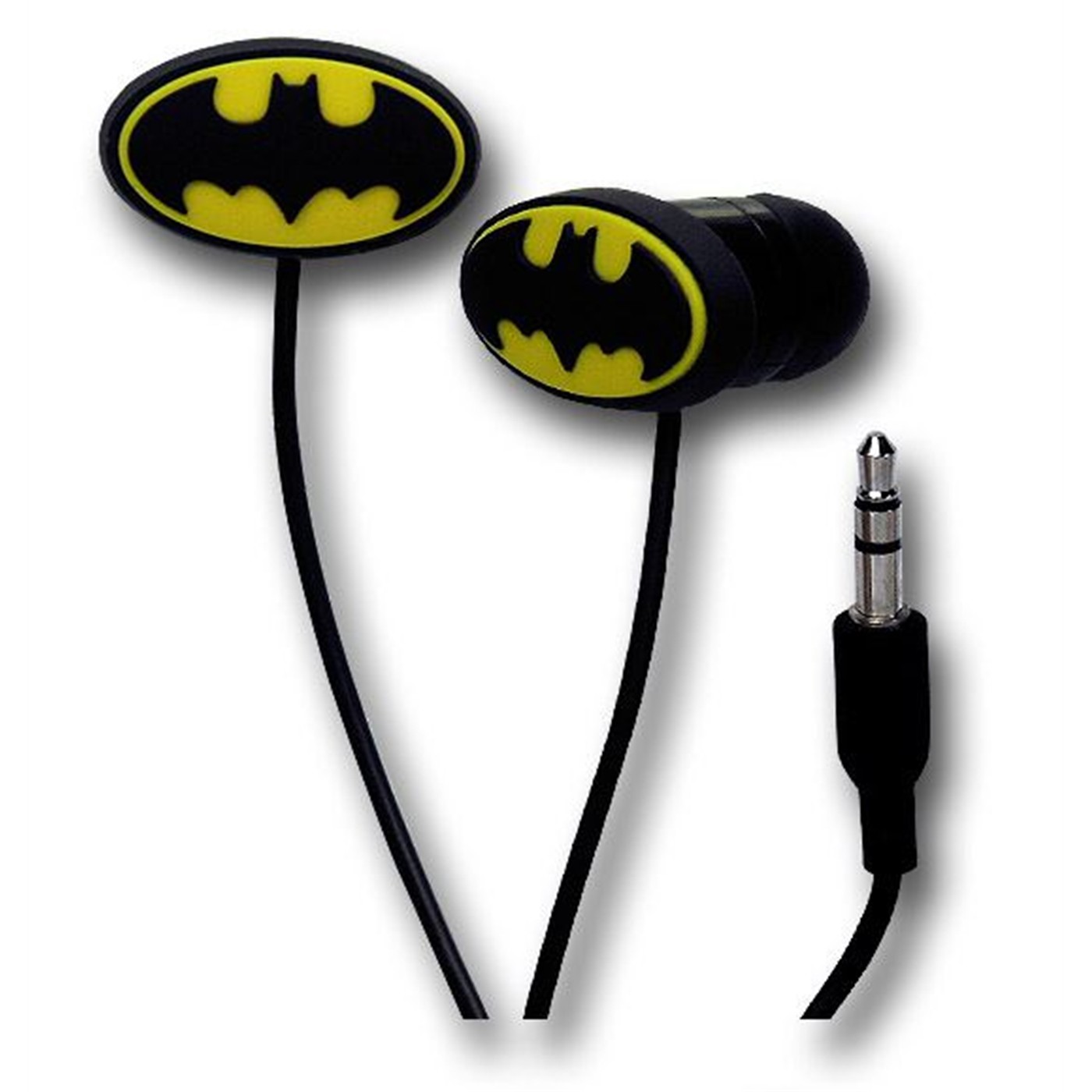 Batman Rubber Symbol Earphones