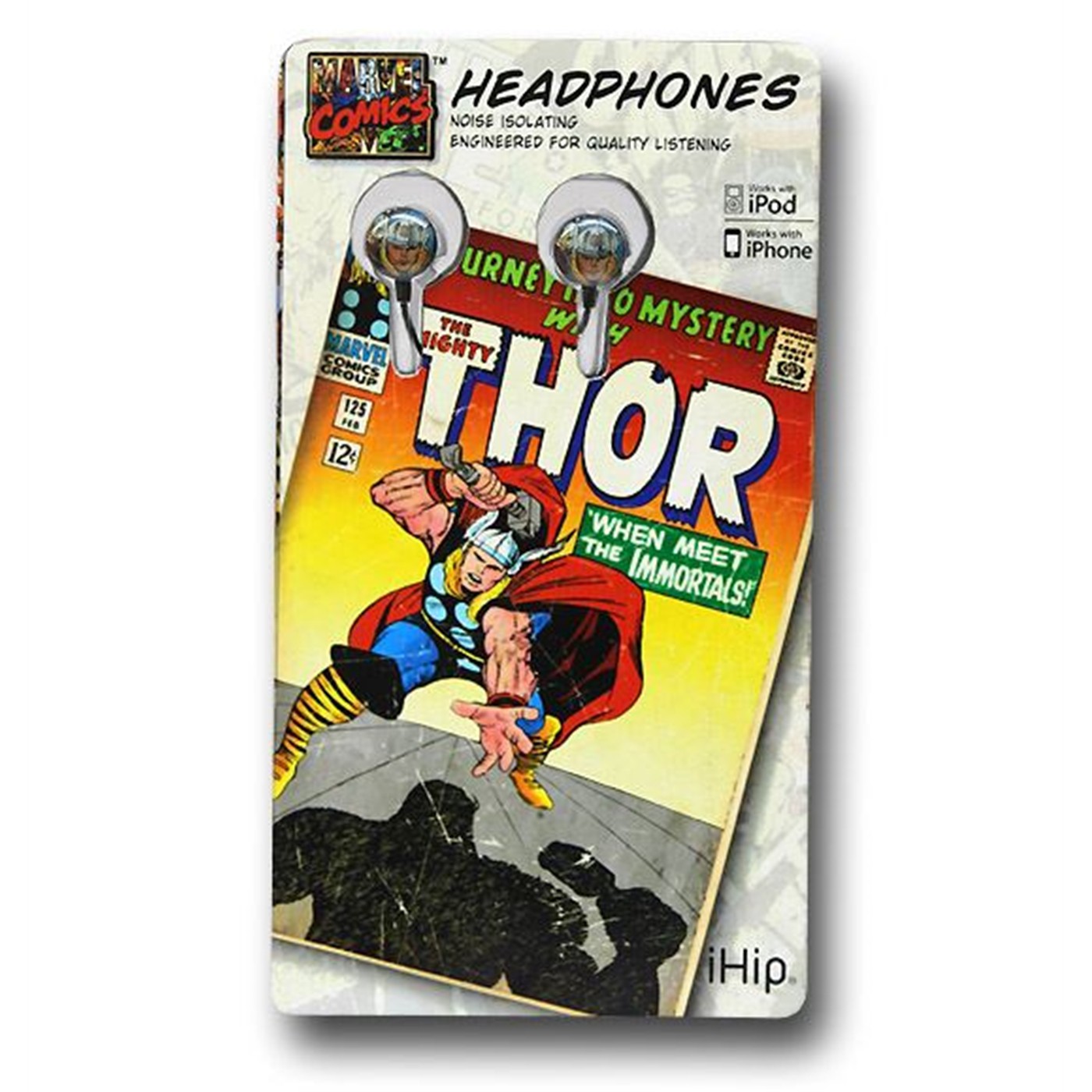 Thor Retro Image Noise Isolating Earphones