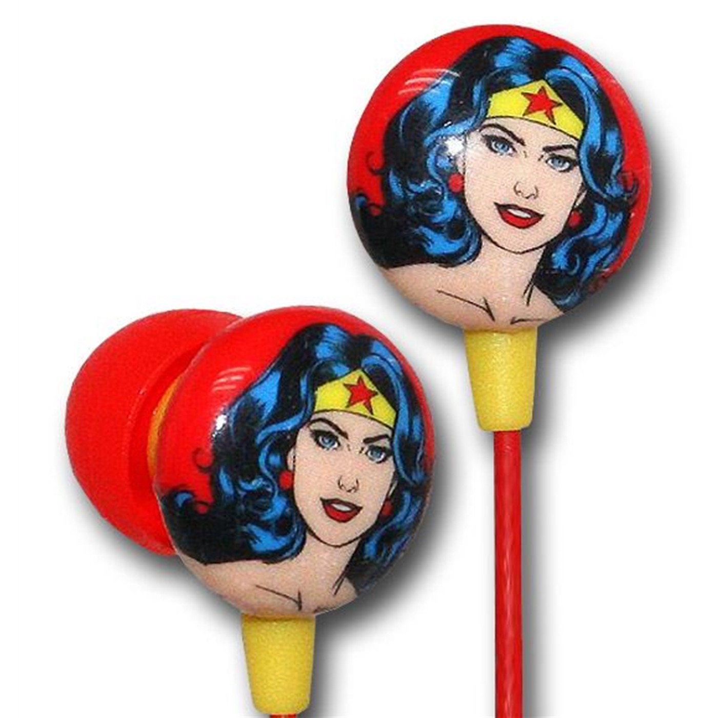 Wonder Woman Face Noise Isolating Earphones