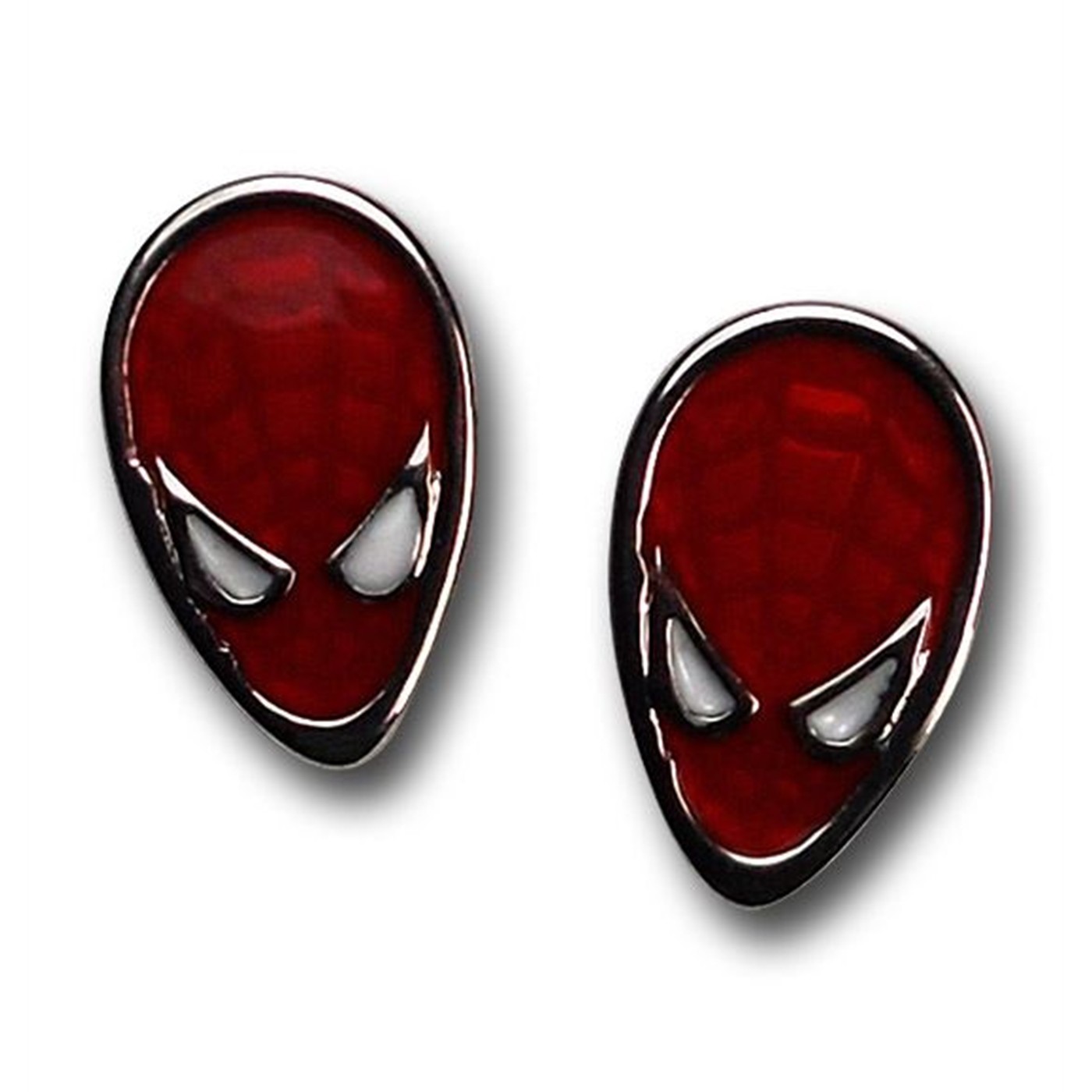 Spiderman Mask Stud Earrings