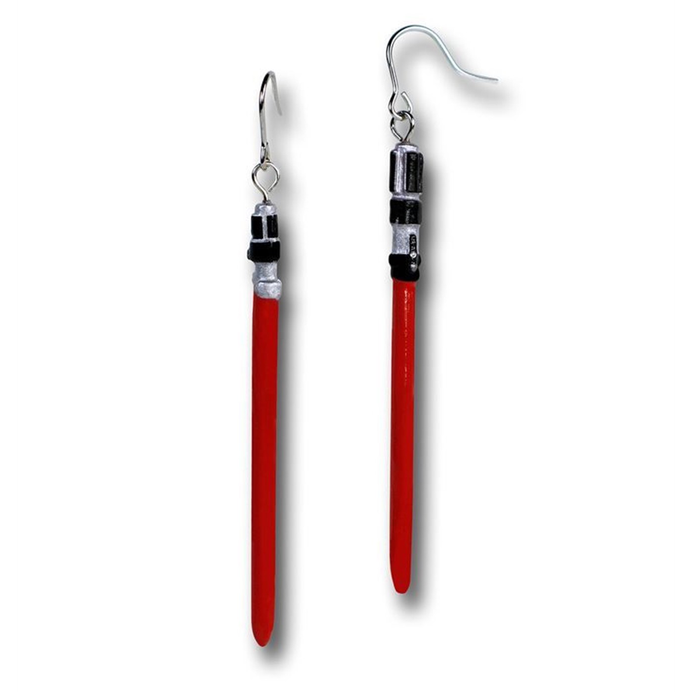 Star Wars Red Lightsaber Earrings