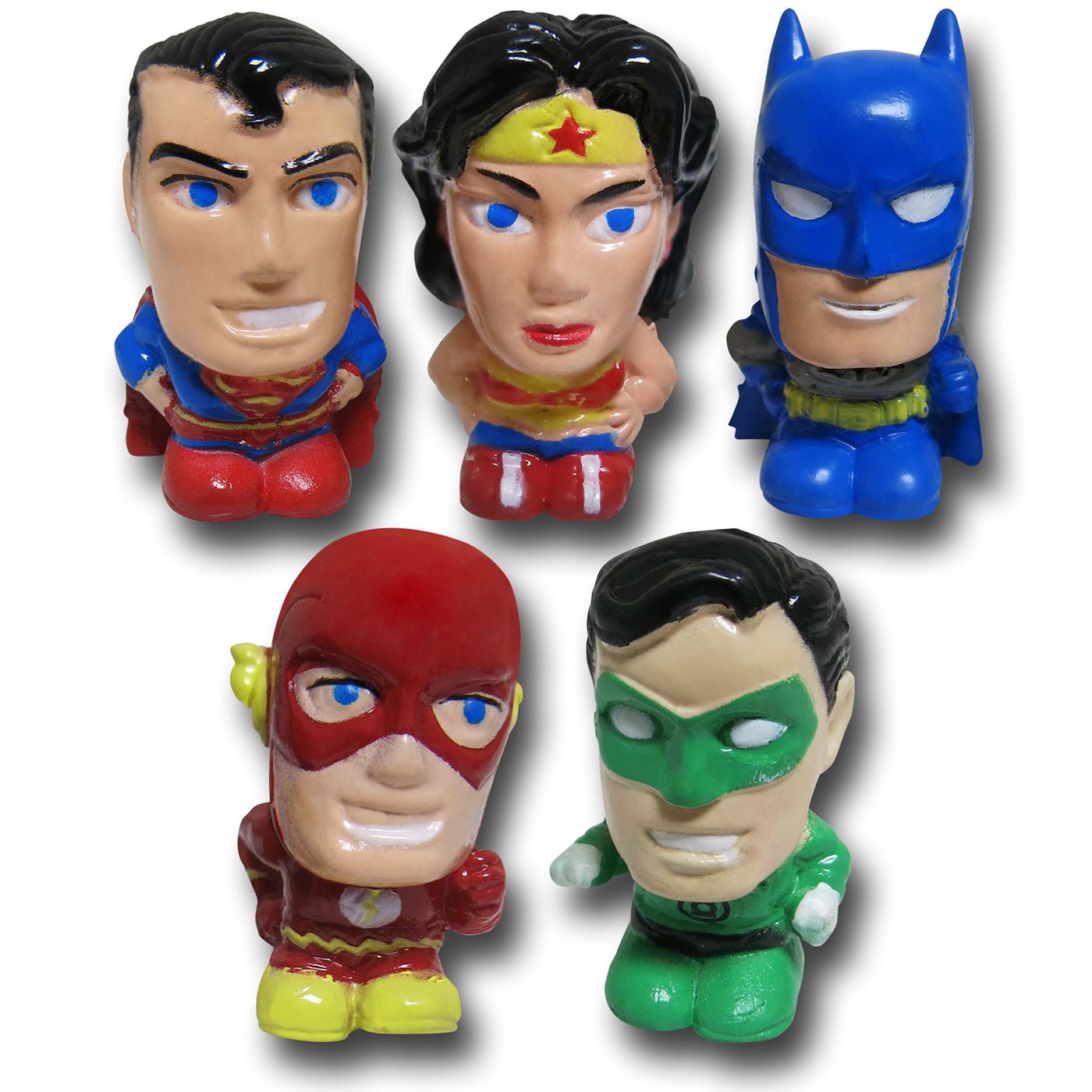 Justice League Eraser Topper 5-Pack