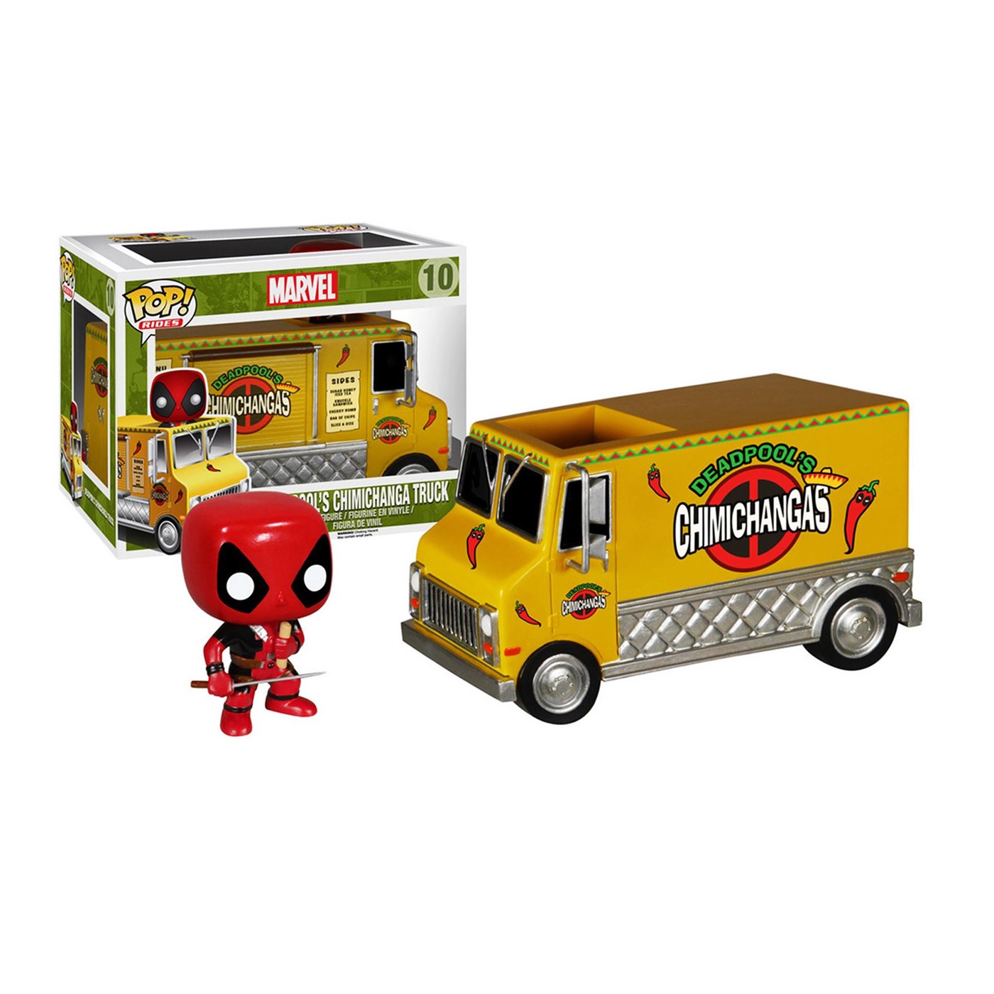 Deadpool POP Fun Bobblehead and Chimichanga Truck