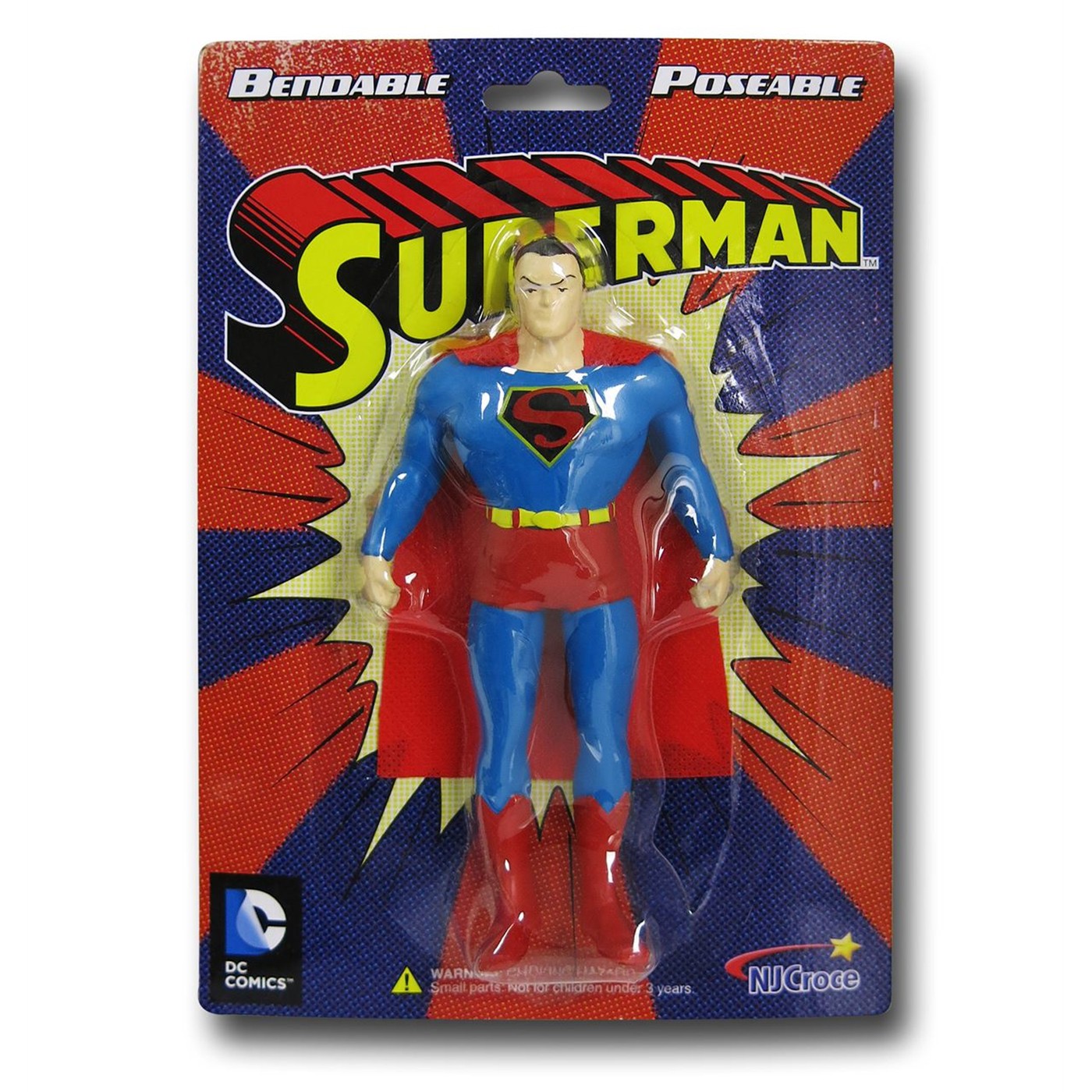 Superman Classic Bendable and Poseable Action Figure
