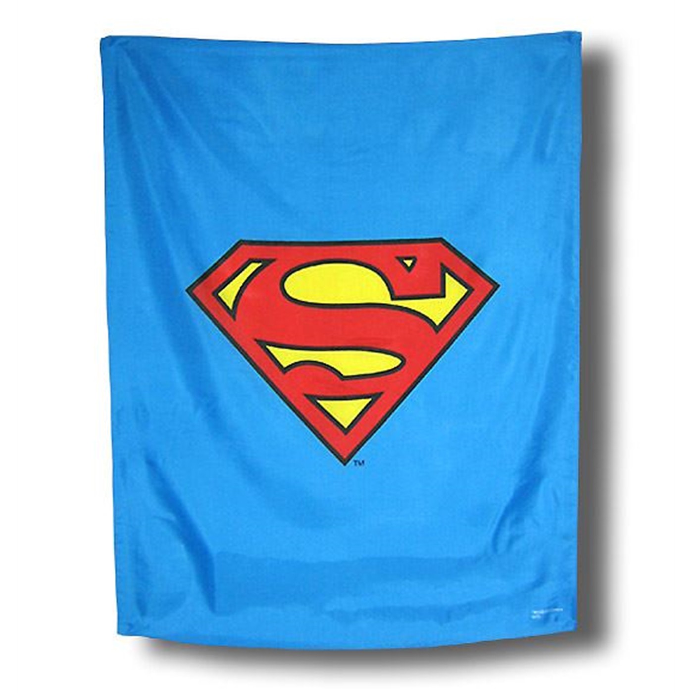 Superman Symbol Light Blue Fabric Flag