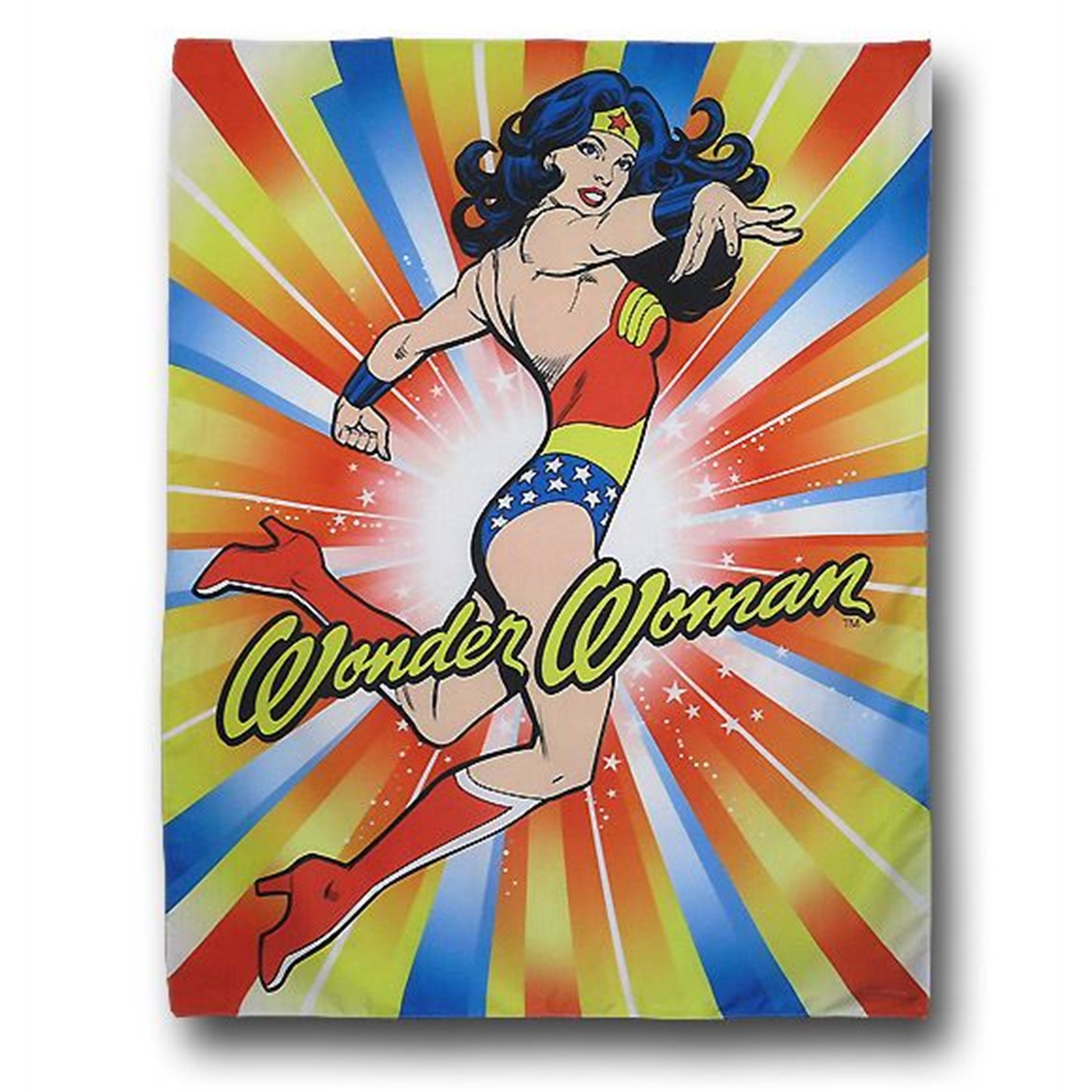 Wonder Woman Fabric Flag
