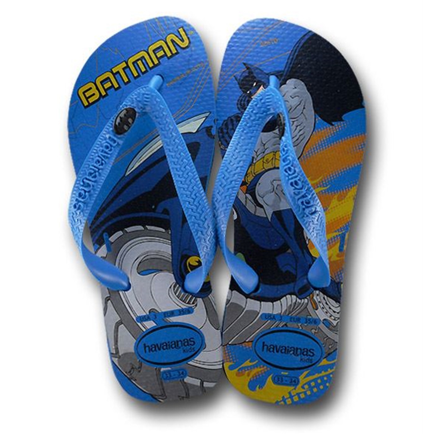 Batman Kids Comic Havaianas Sandals