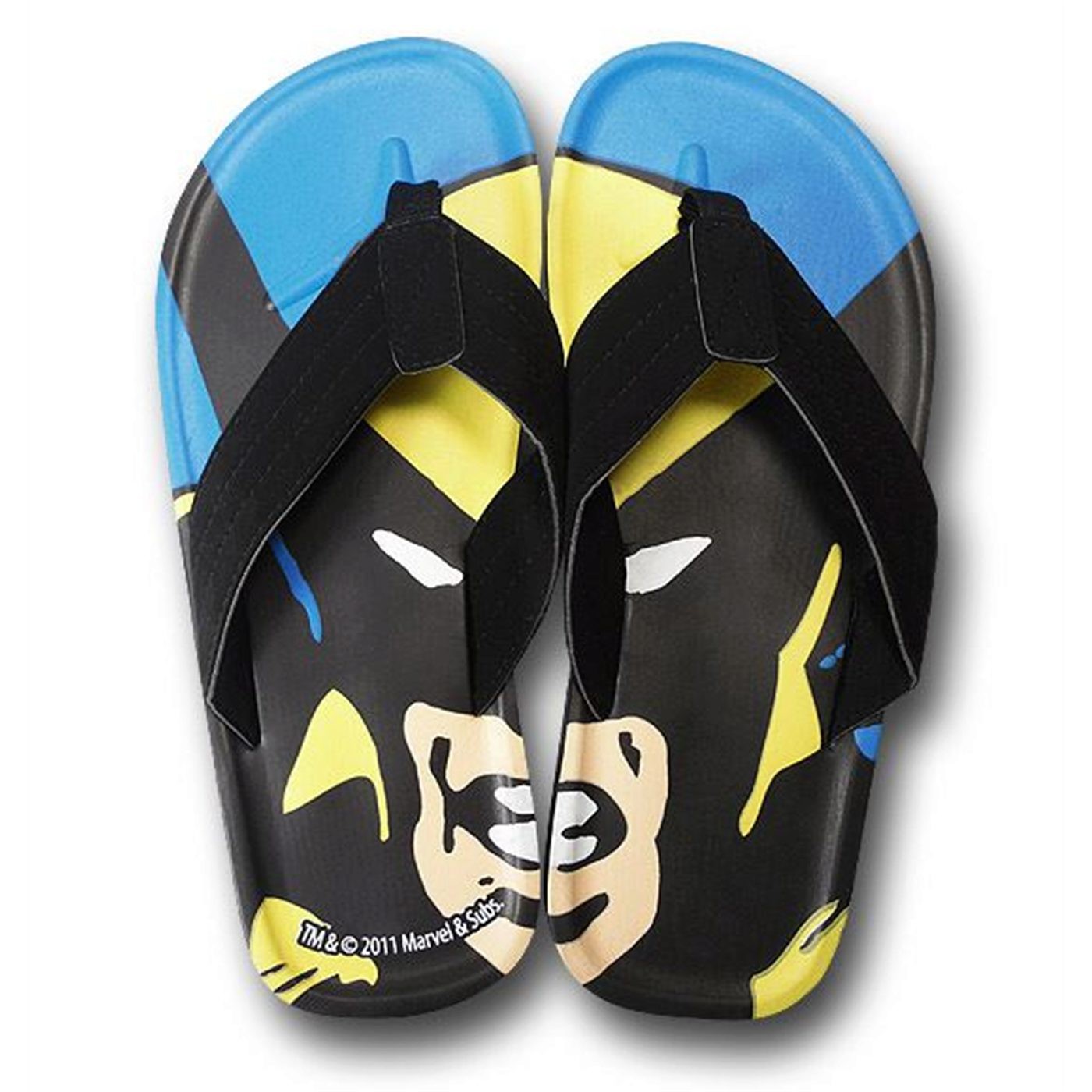 Wolverine Close Up Flip Flops