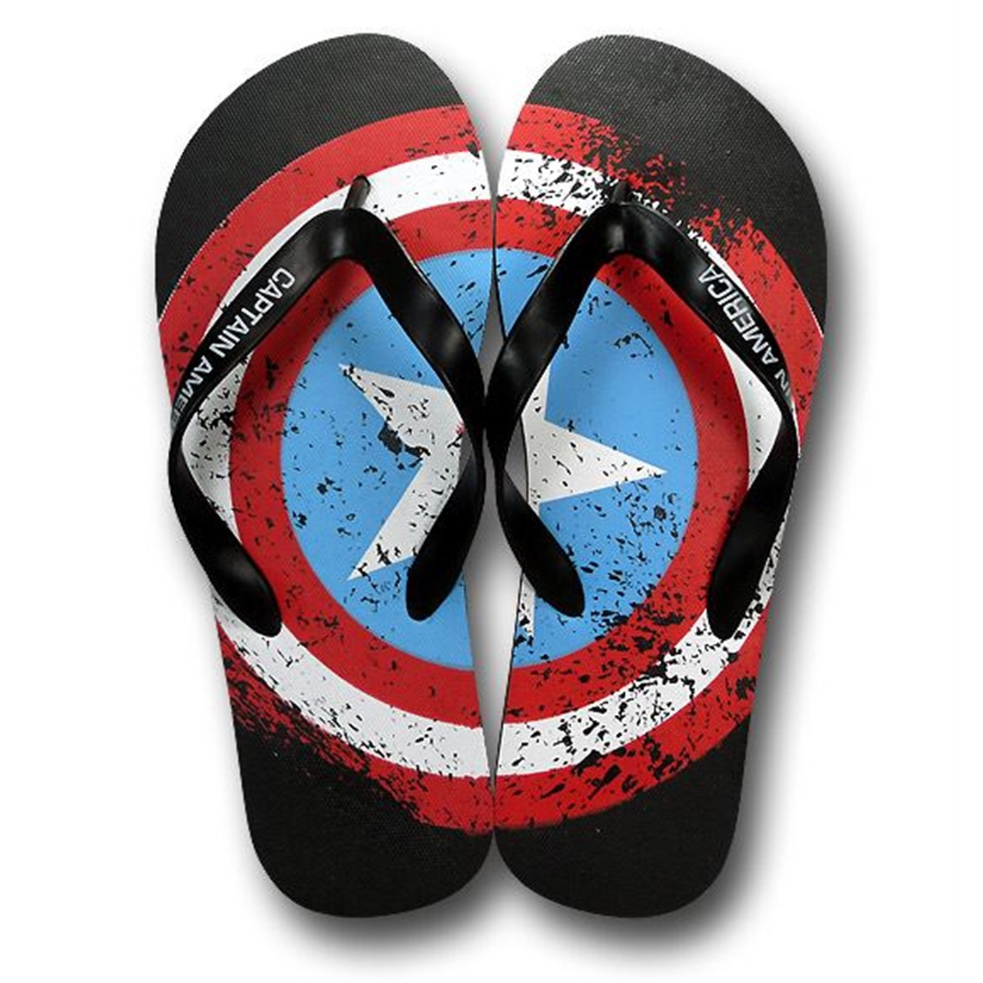 Captain America Shield Flip Flop/Sandals