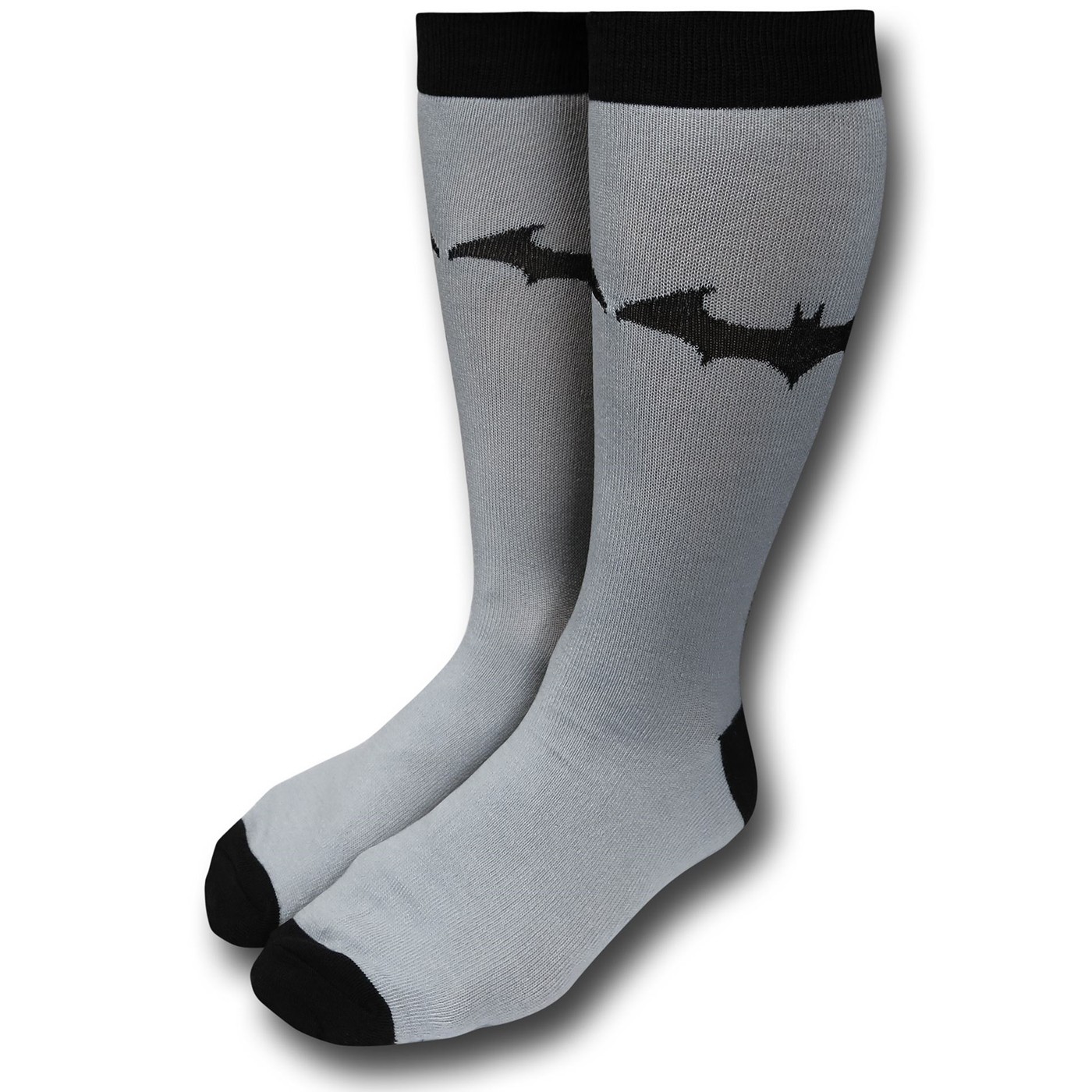 Batman Hush Symbol Grey Crew Socks