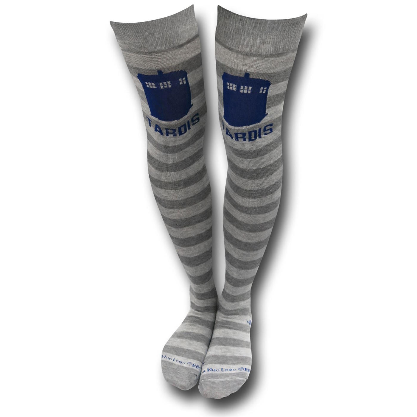 Dr. Who Ladies Over The Knee Rugby Socks