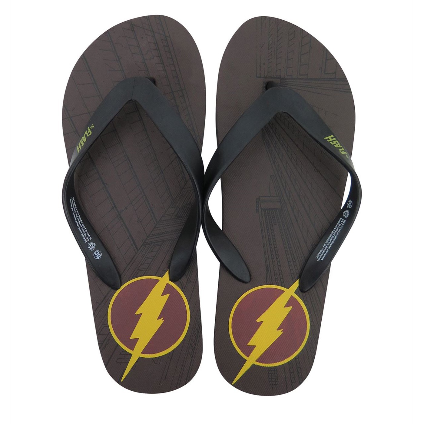 Flash Symbol Men's Flip Flops
