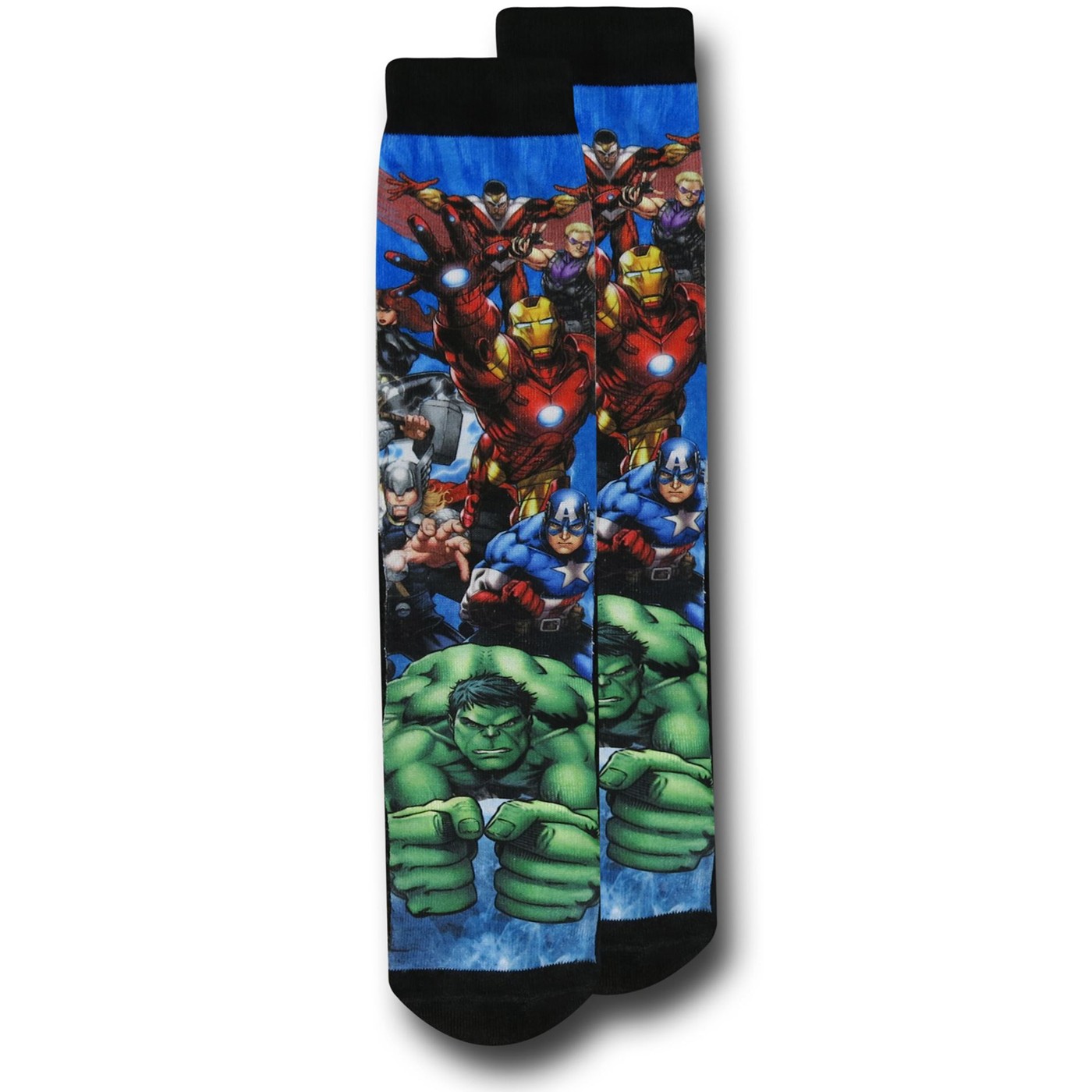Marvel Hero Group Sublimated Socks