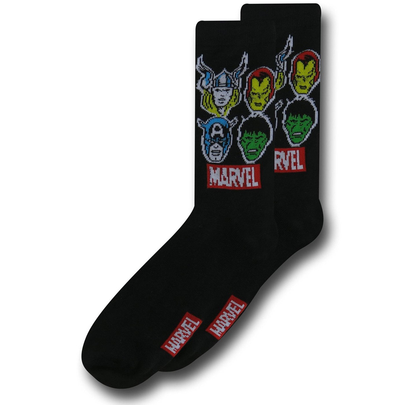 Marvel Heads Crew Sock 2-Pair Pack