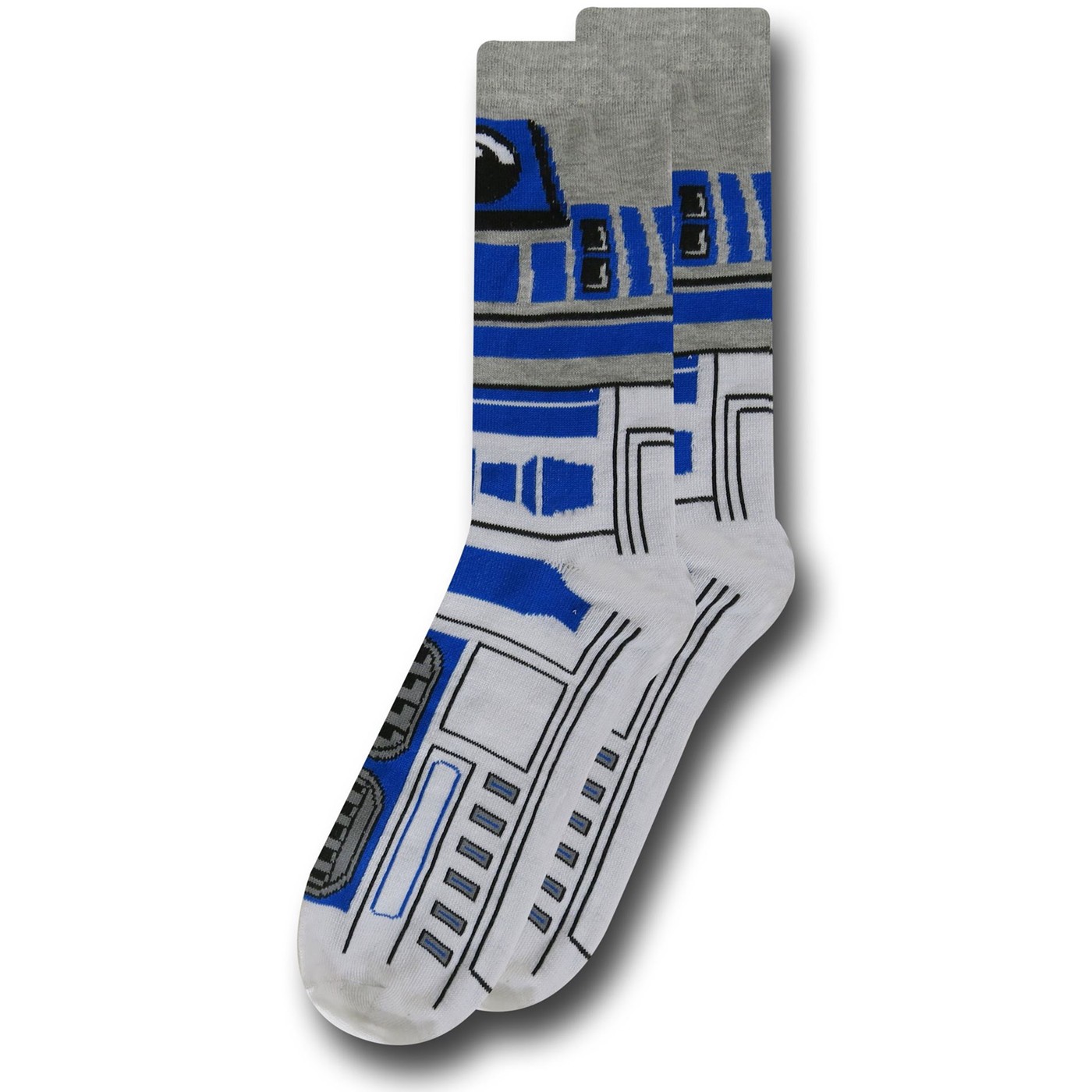 Star Wars Yoda & R2D2 Crew Sock 2-Pair Pack