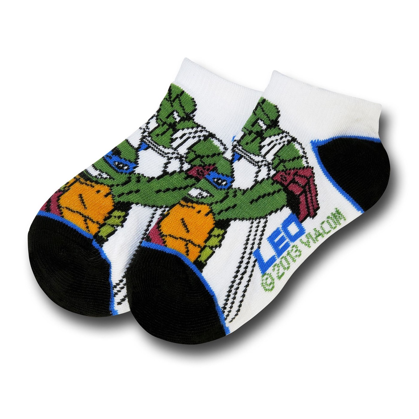 TMNT Kids White Socks 6-Pack