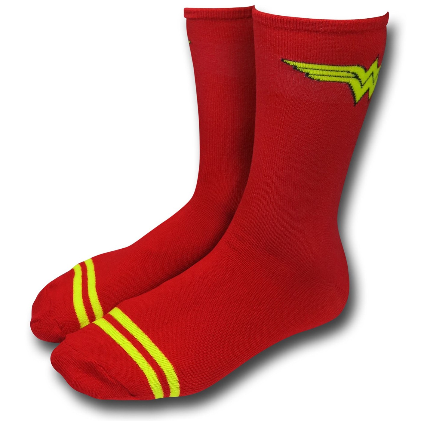Wonder Woman Symbol Red Women's Crew Socks