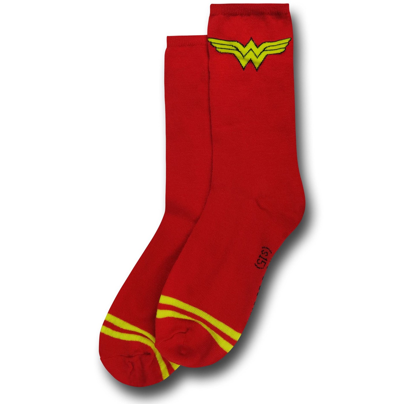 Wonder Woman Symbol Red Women's Crew Socks